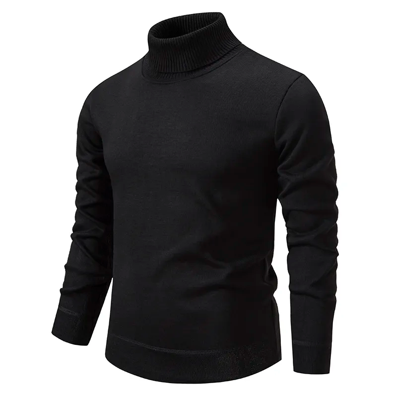 Magnus - Men's Cotton Blend Turtleneck Sweater