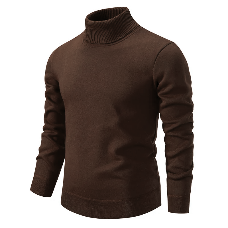 Magnus - Men's Cotton Blend Turtleneck Sweater
