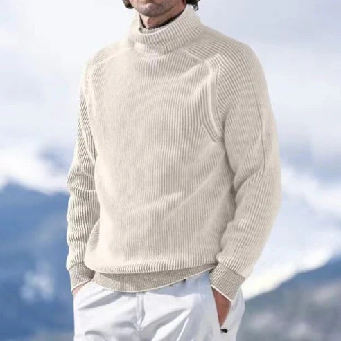 Malcolm - Men's Fine Gauge Knit Turtleneck Sweater