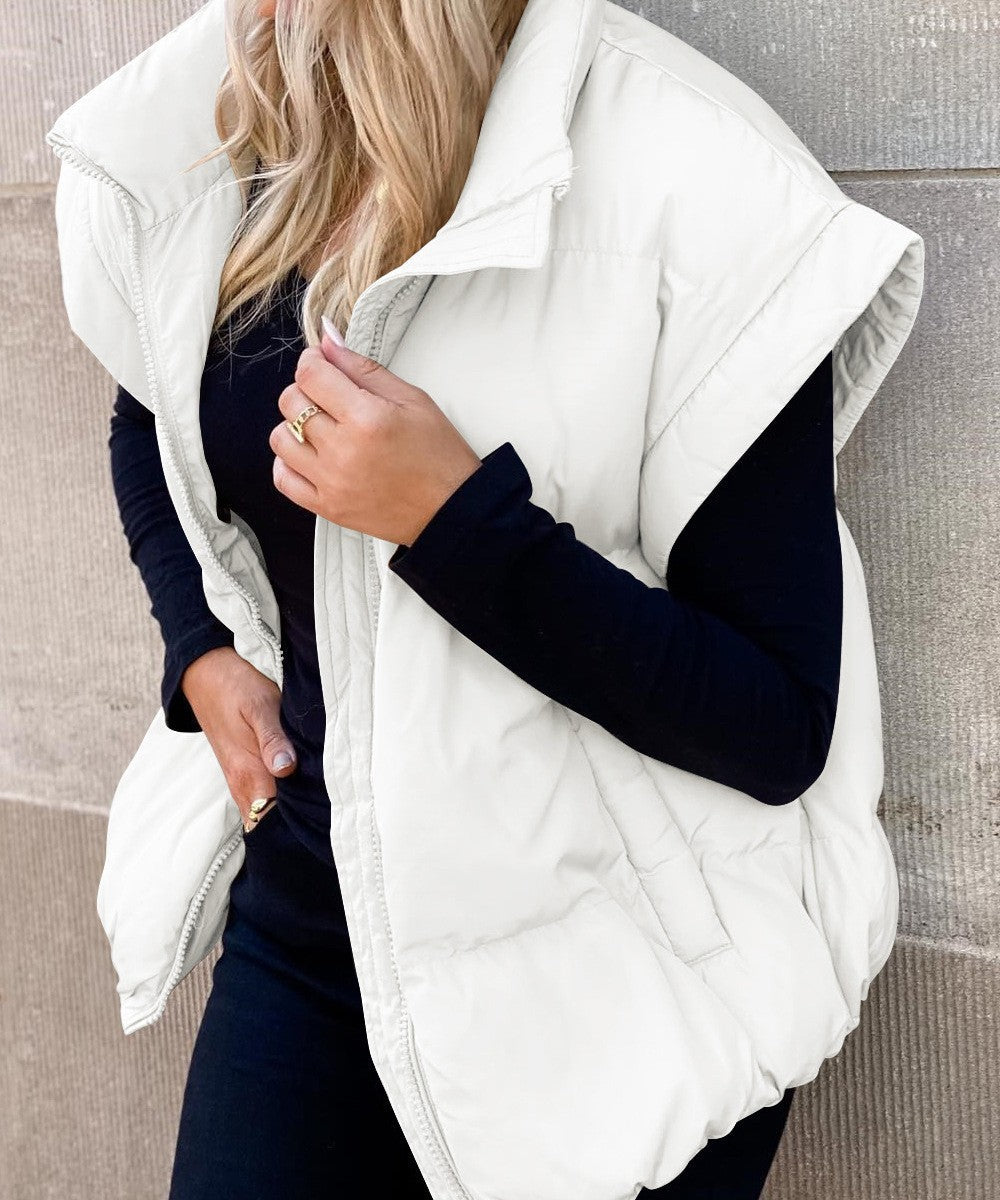 Marina - Women's Sleeveless Quilted Puffer Vest