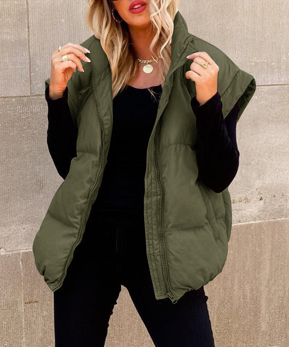 Marina - Women's Sleeveless Quilted Puffer Vest