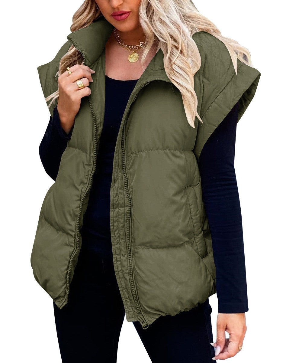 Marina - Women's Sleeveless Quilted Puffer Vest
