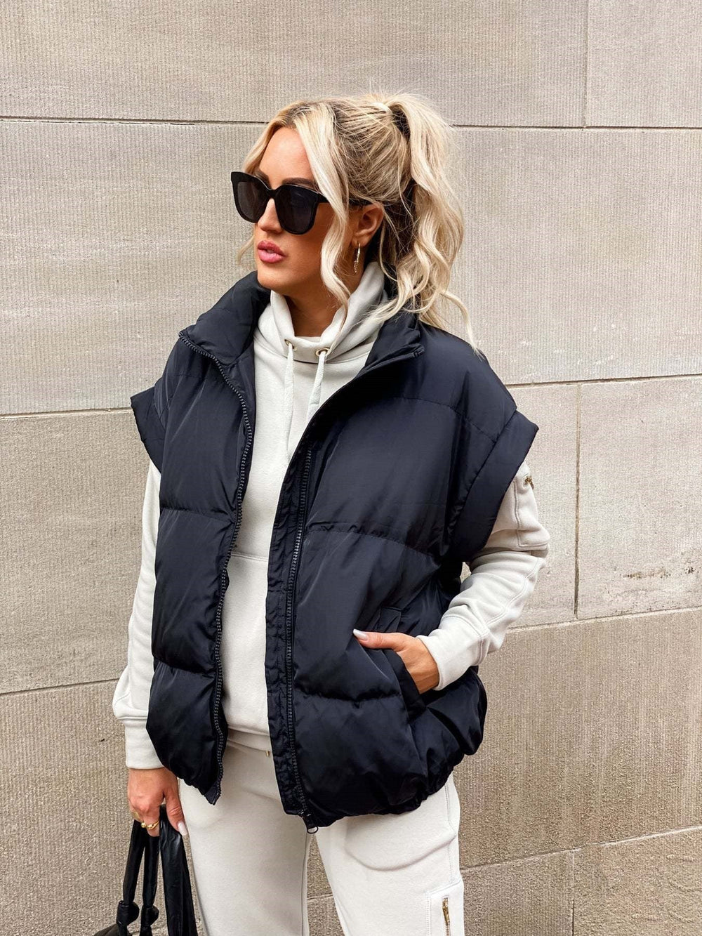Marina - Women's Sleeveless Quilted Puffer Vest