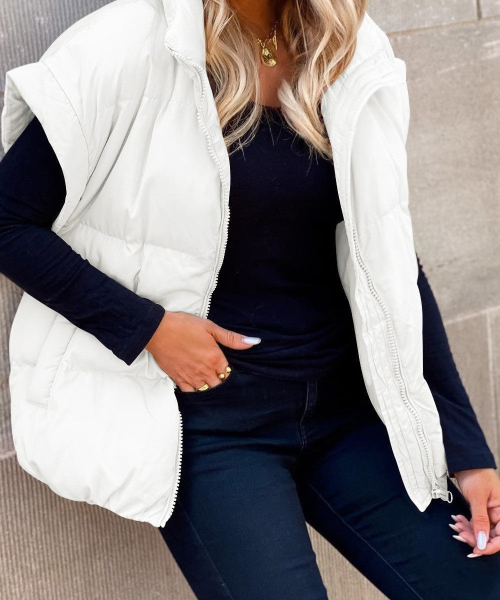 Marina - Women's Sleeveless Quilted Puffer Vest