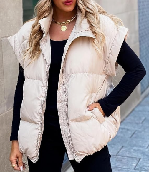 Marina - Women's Sleeveless Quilted Puffer Vest