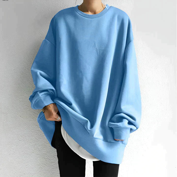 Melisande - Women's Oversized Longline Tunic Sweater