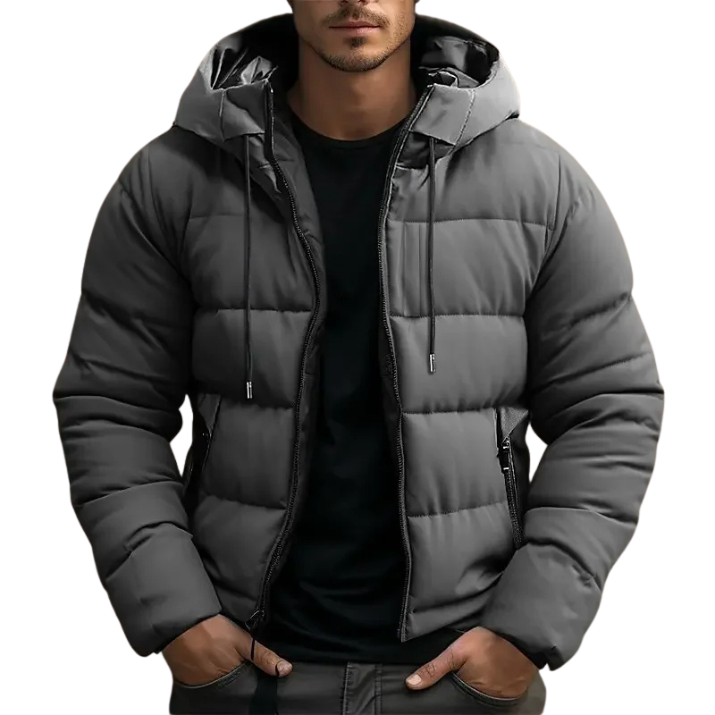 Oswald - Men's Hooded Quilted Puffer Jacket