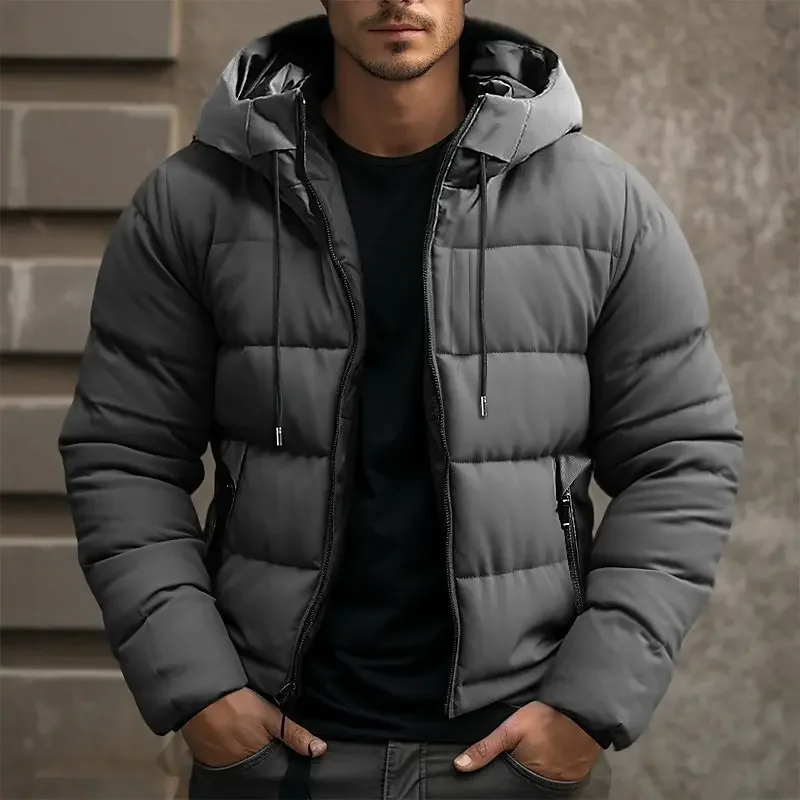 Oswald - Men's Hooded Quilted Puffer Jacket