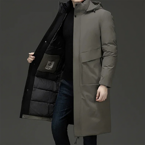 Peregrine - Men's Long Hooded Quilted Winter Parka
