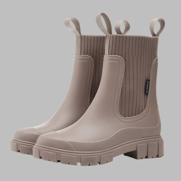Persephone - Women's Waterproof Lug Sole Chelsea Boots