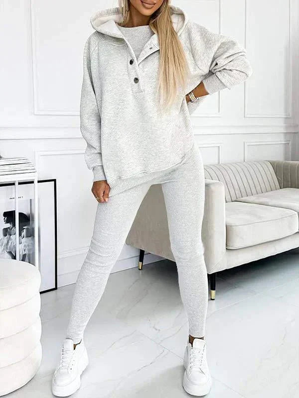 Tabitha - Women's Three Piece Hoodie Legging Set