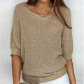 Vivienne - Women's Batwing Sleeve Off Shoulder Sweater